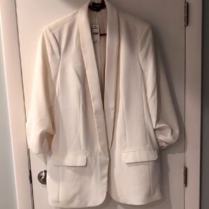 Express Women's White Blazer